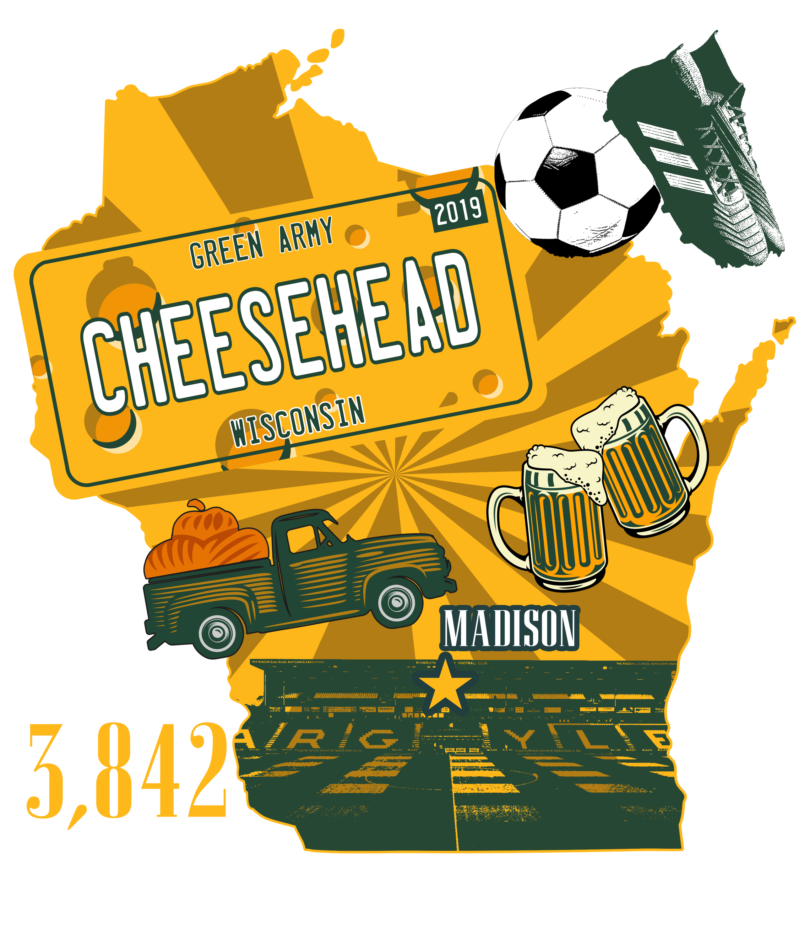Green Cheeseheads - Madison, Wisconsin