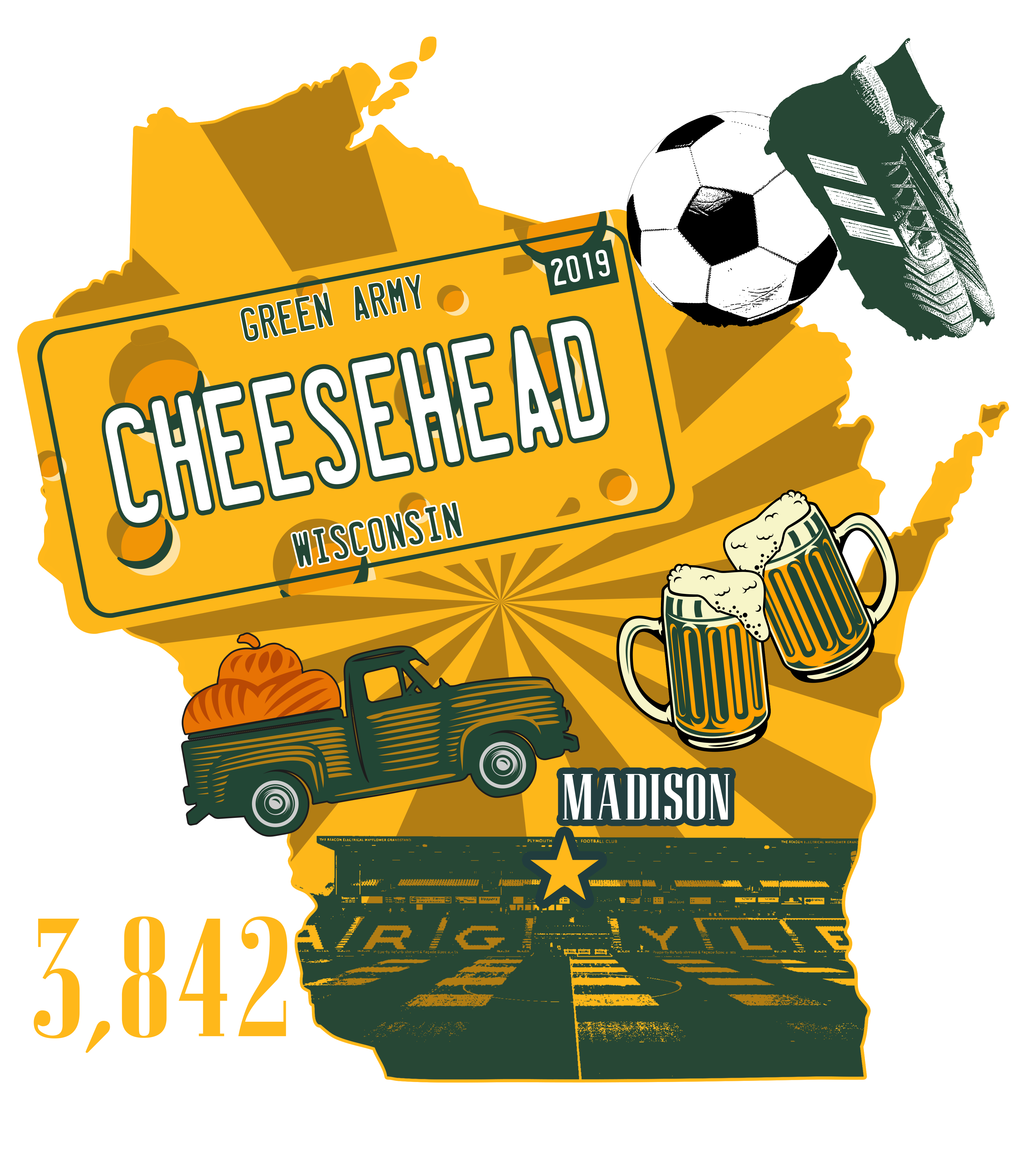 Green Cheeseheads - Madison, Wisconsin