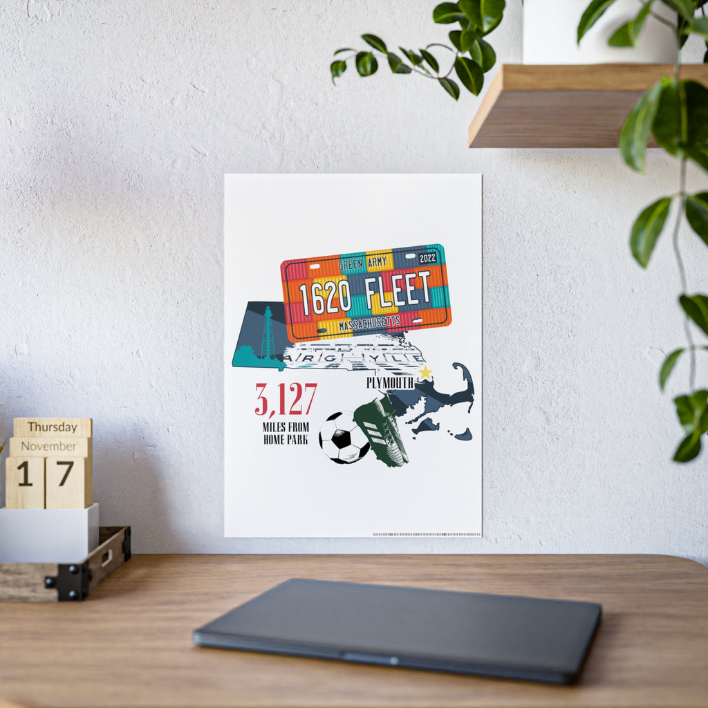 Plymouth Argyle 1620 Fleet Poster