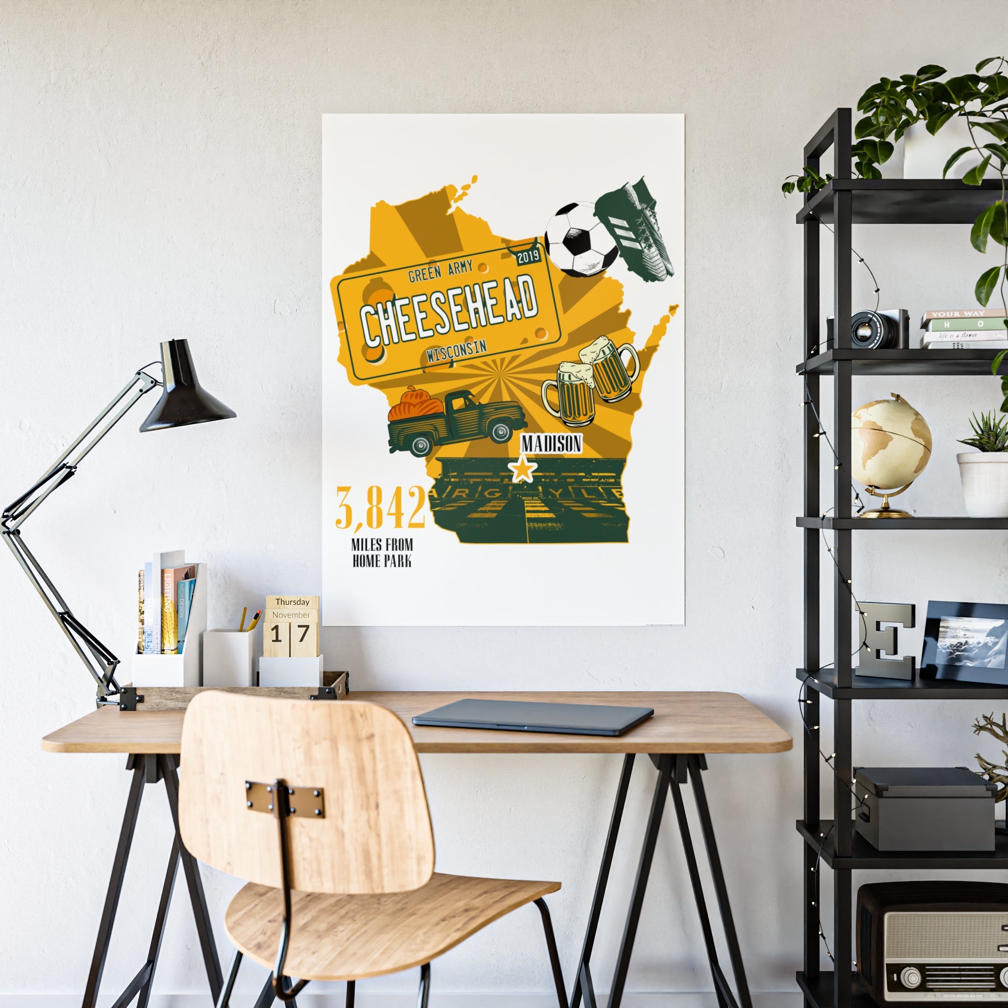 Plymouth Argyle Wisconsin Cheeseheads Poster