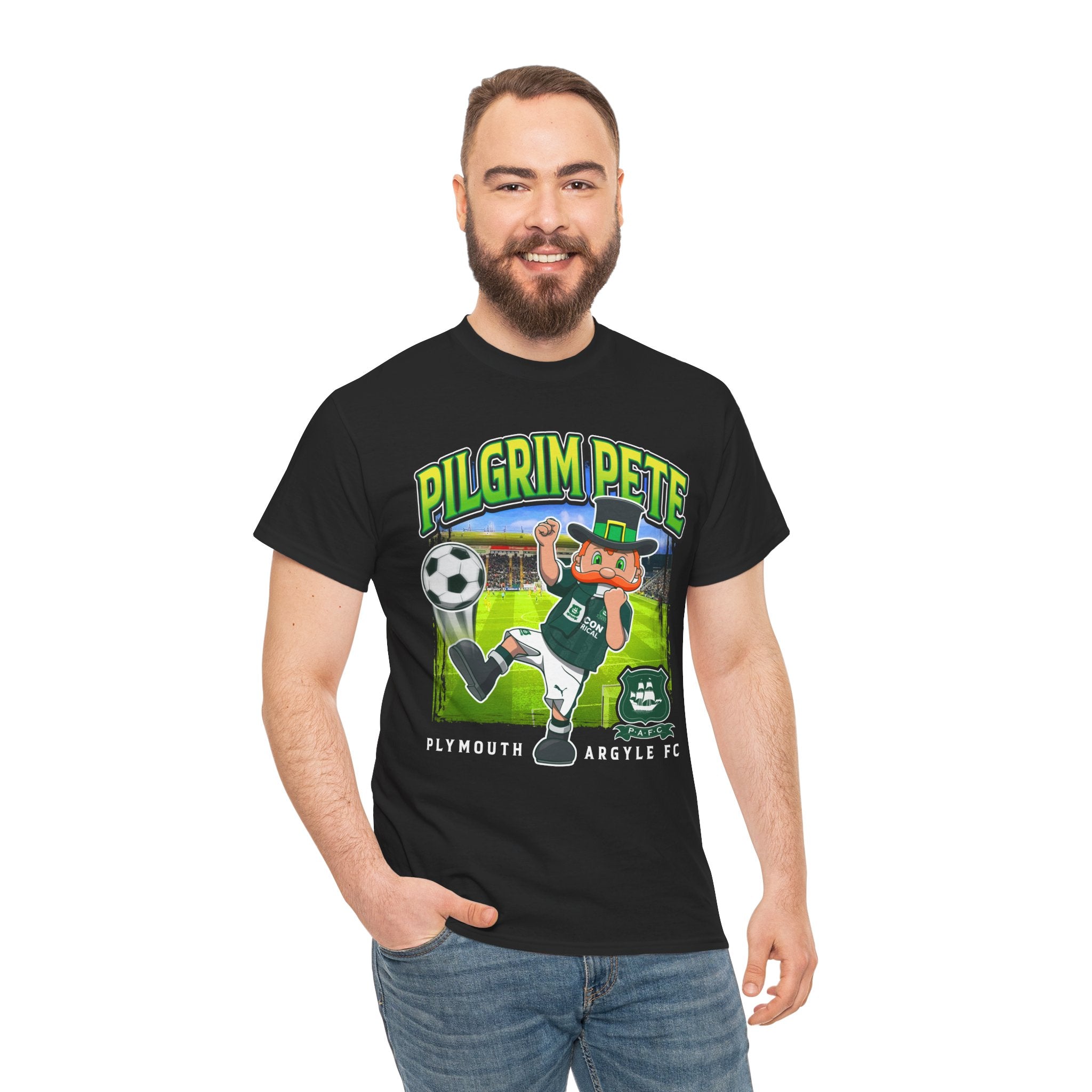 2026 Pilgrim Pete Mascot Champion T-Shirt