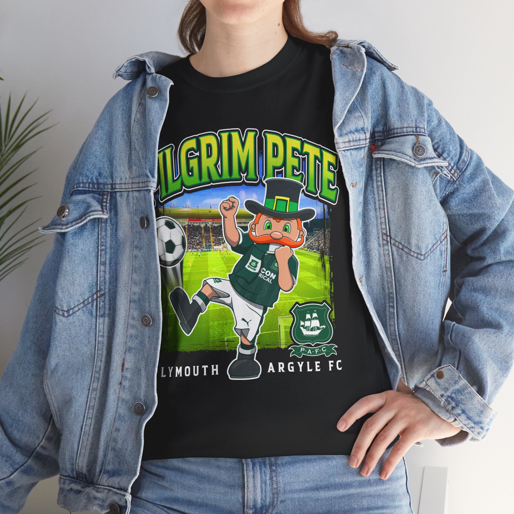2026 Pilgrim Pete Mascot Champion T-Shirt