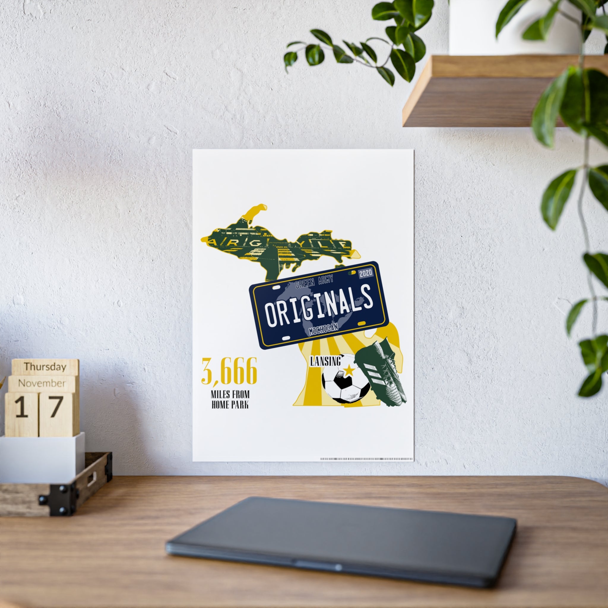 Plymouth Argyle Michigan Originals Poster