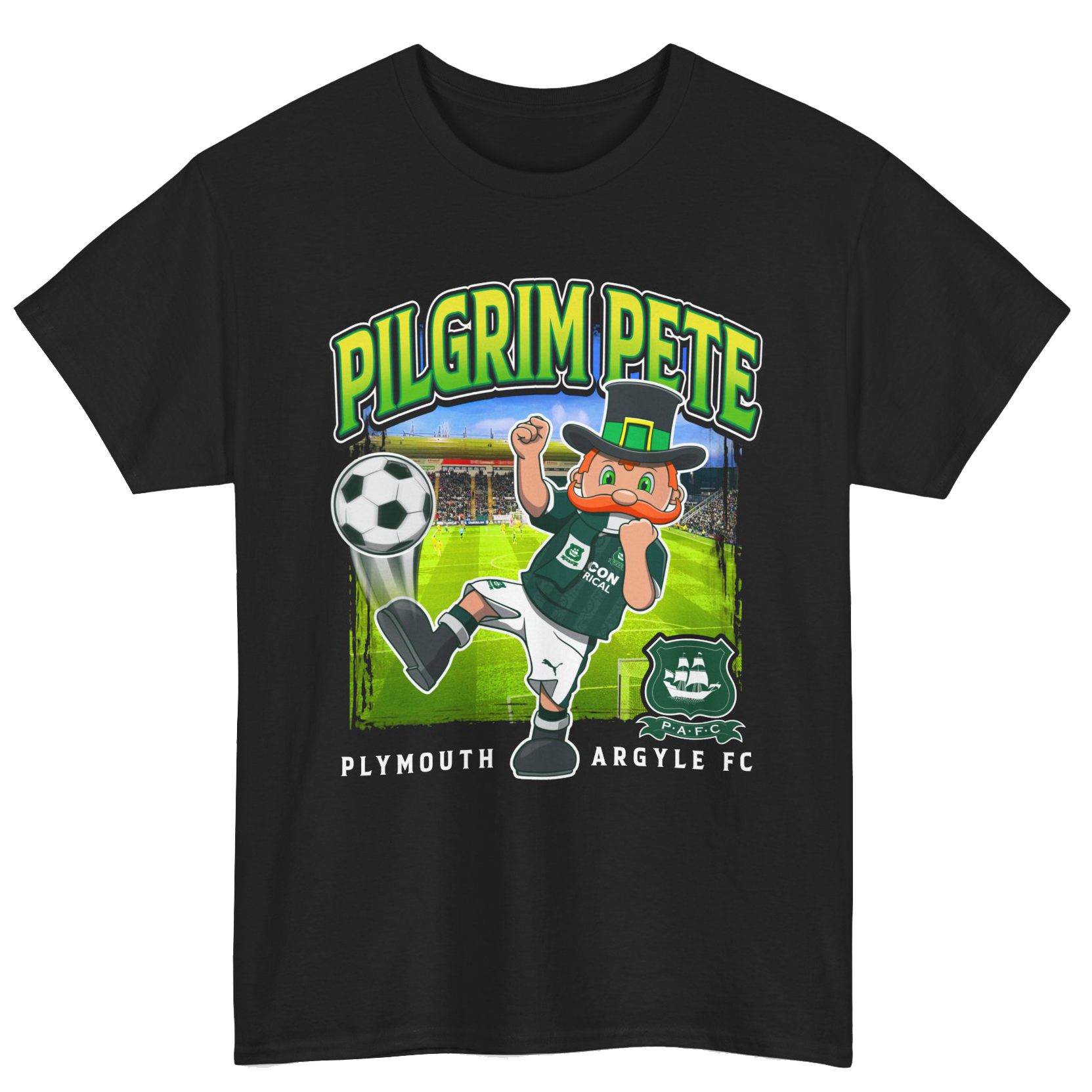 2026 Pilgrim Pete Mascot Champion T-Shirt