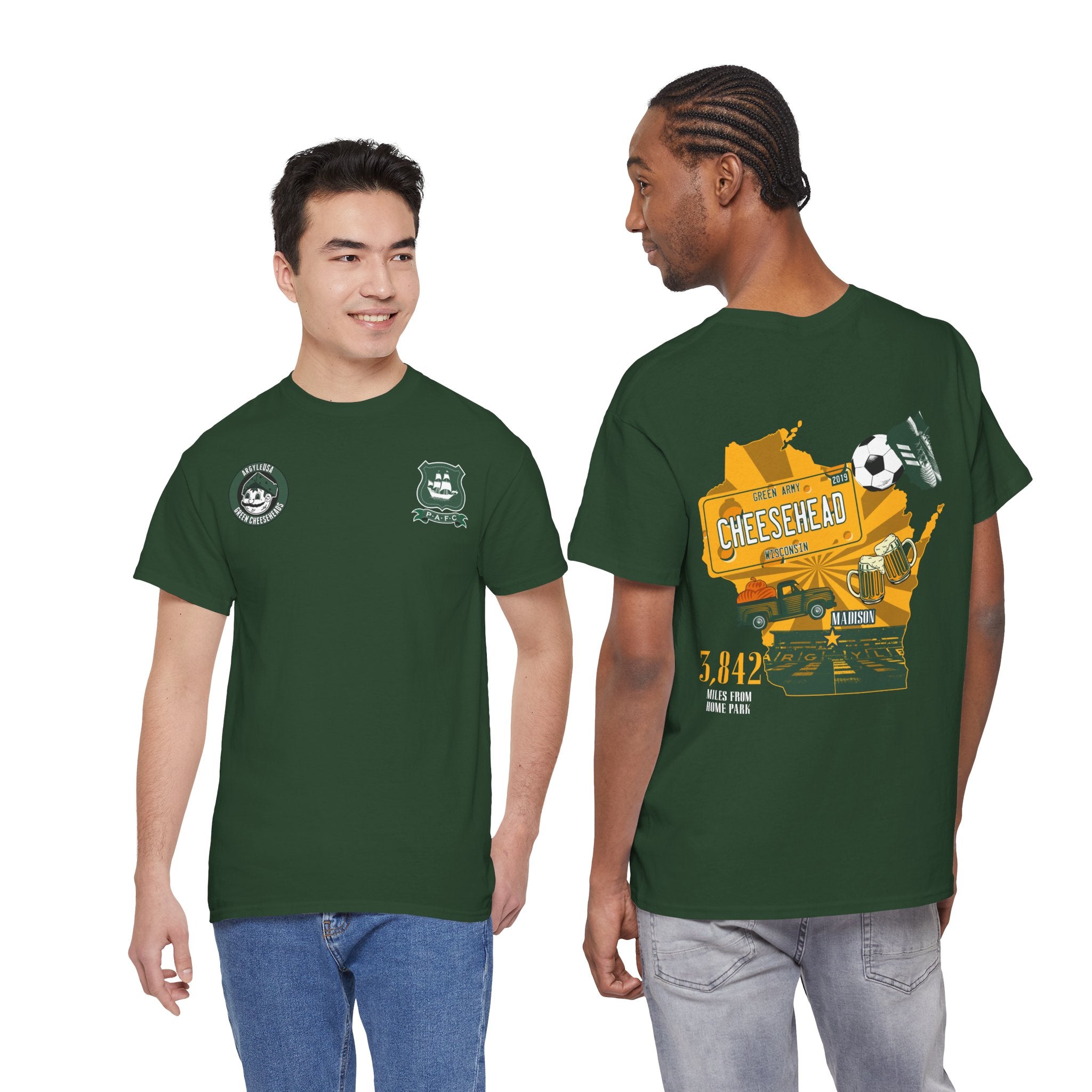 Wisconsin Cheeseheads Fan Club T-Shirt.