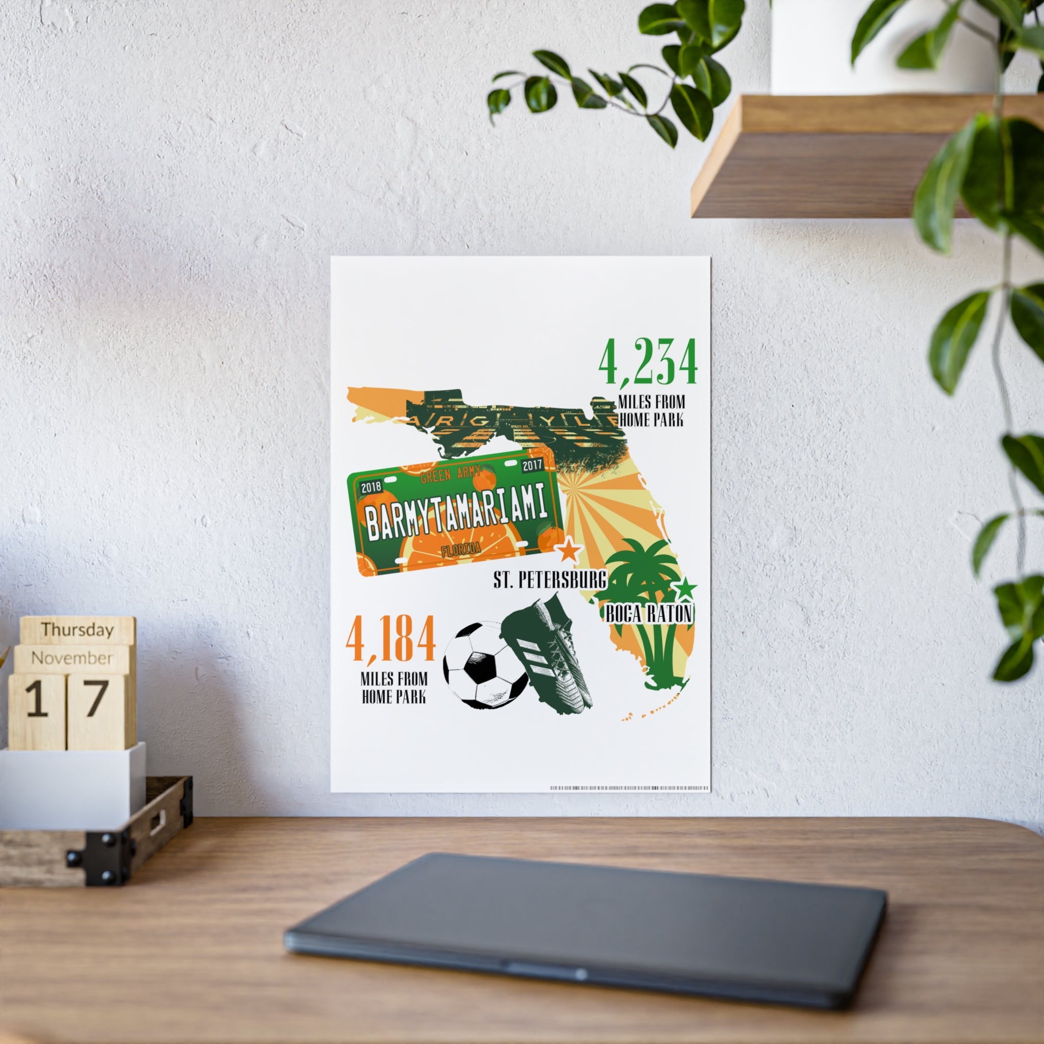 Plymouth Argyle Barmy Tamariami Poster