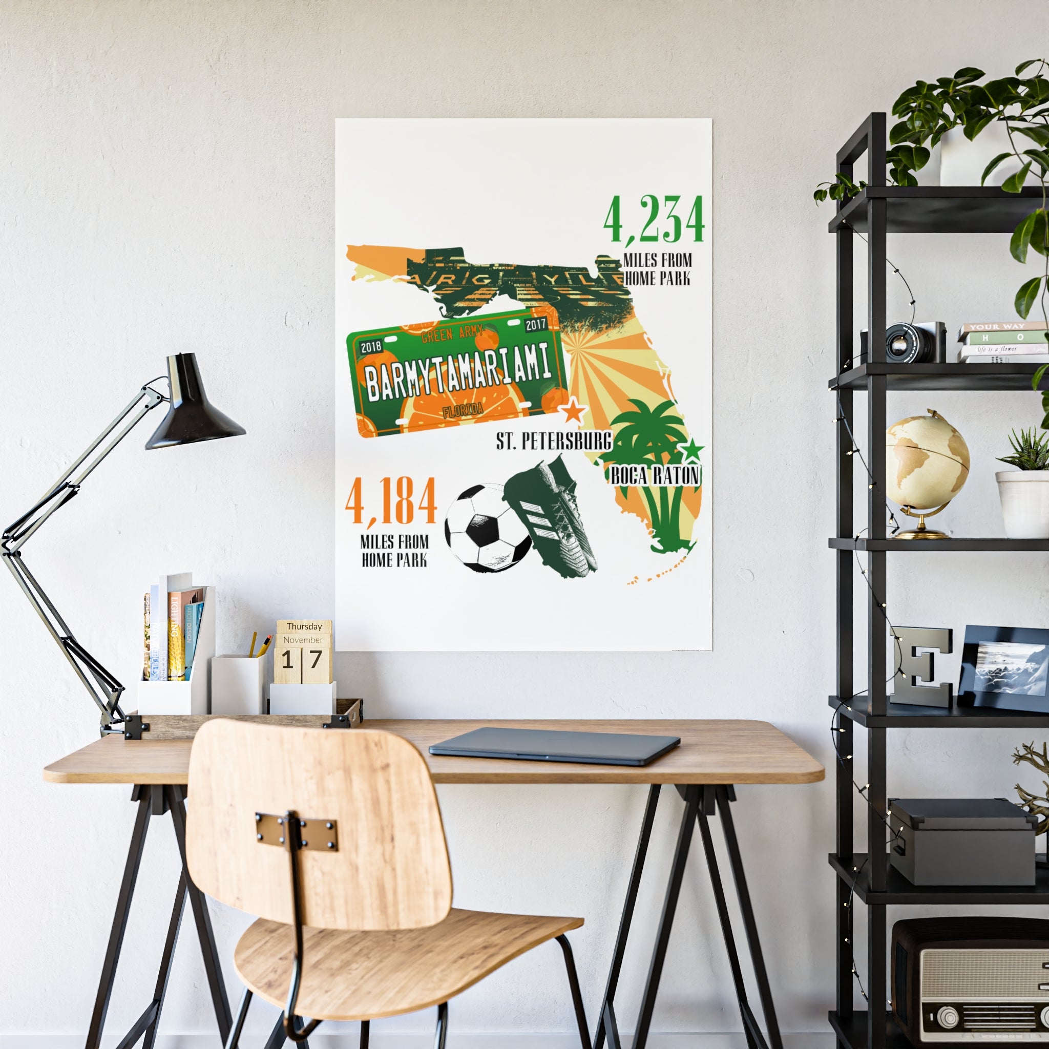 Plymouth Argyle Barmy Tamariami Poster