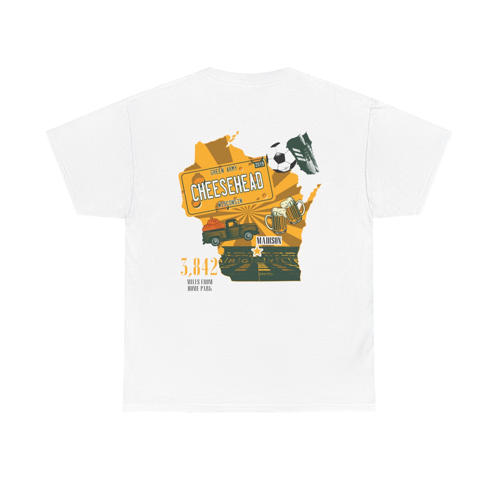 Wisconsin Cheeseheads Fan Club T-Shirt.