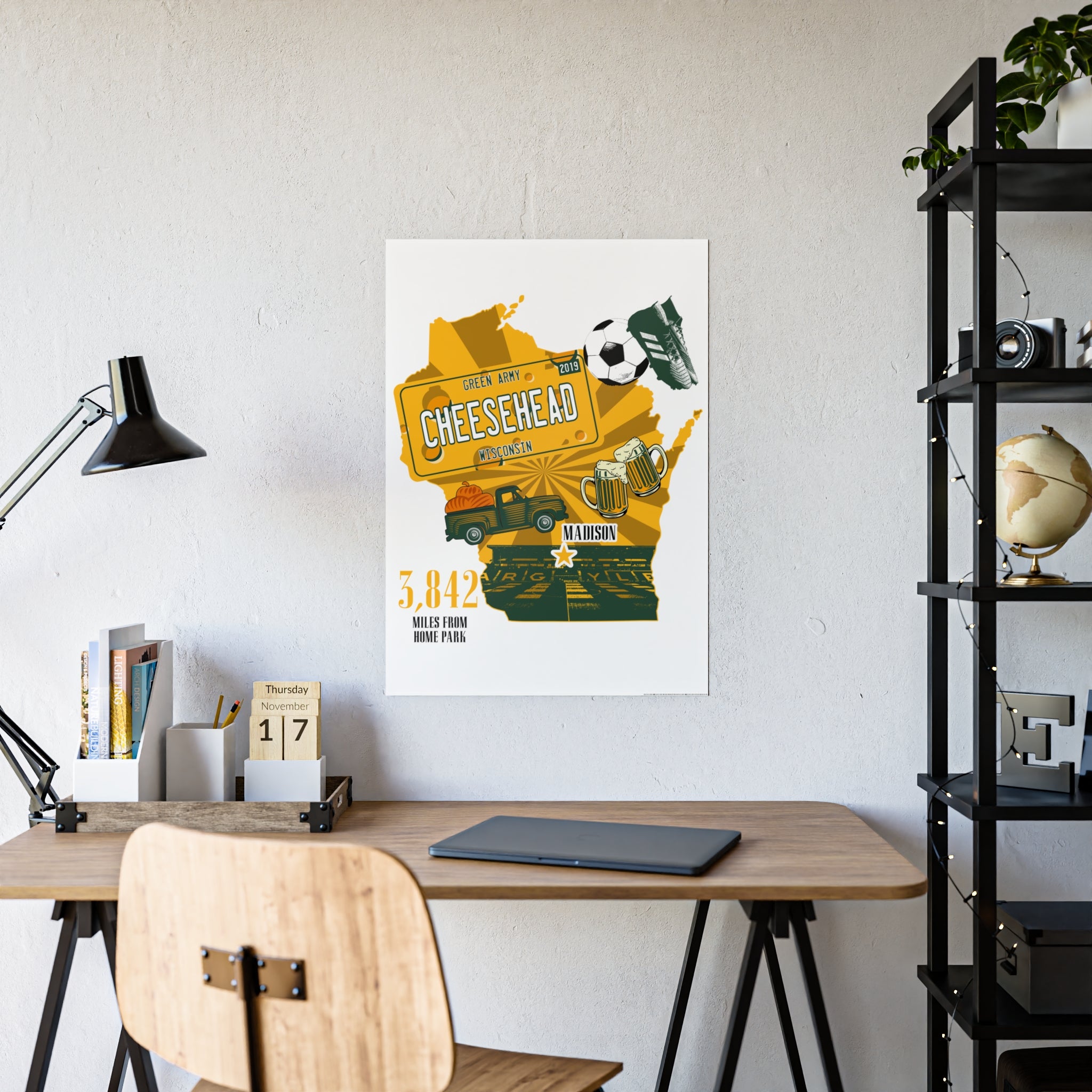 Plymouth Argyle Wisconsin Cheeseheads Poster