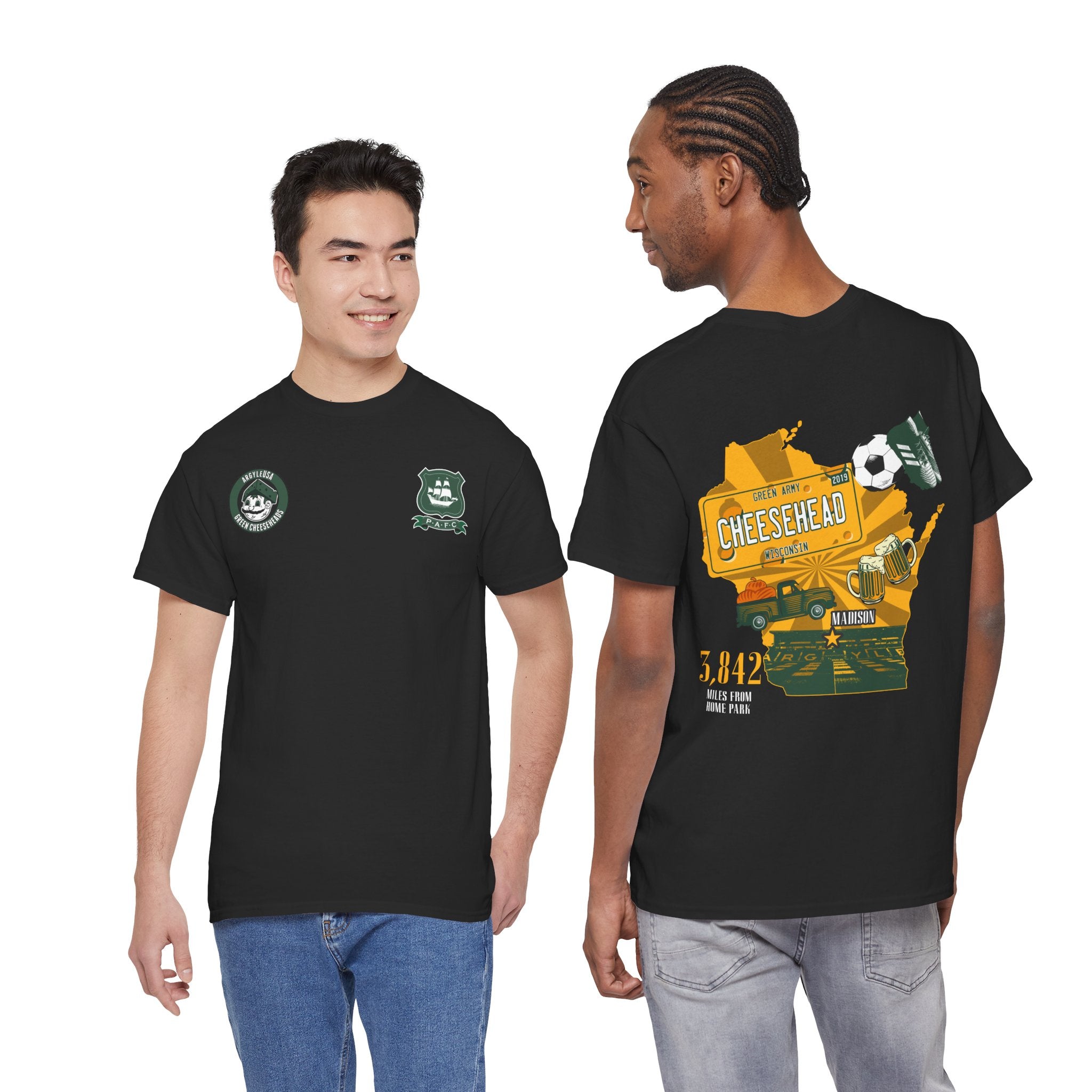 Wisconsin Cheeseheads Fan Club T-Shirt.