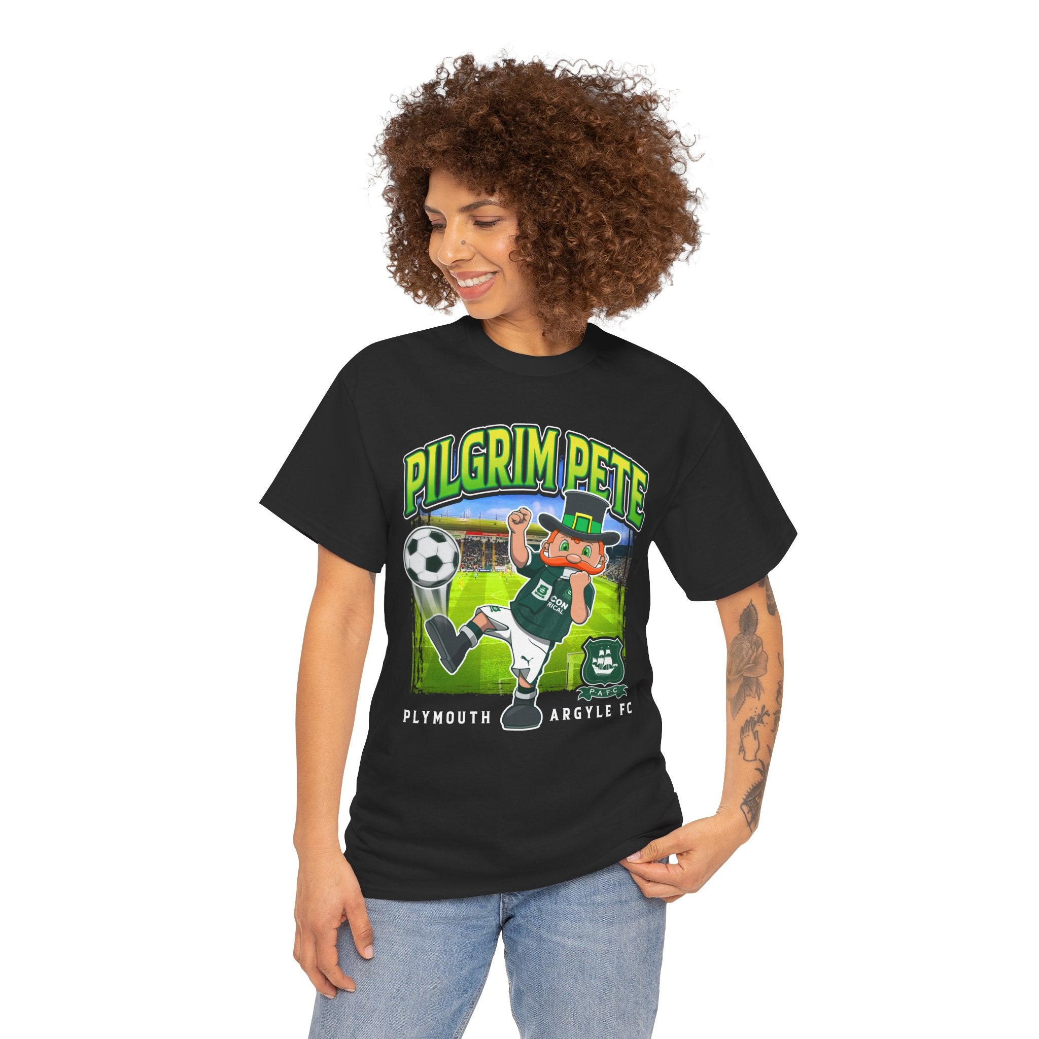 2026 Pilgrim Pete Mascot Champion T-Shirt