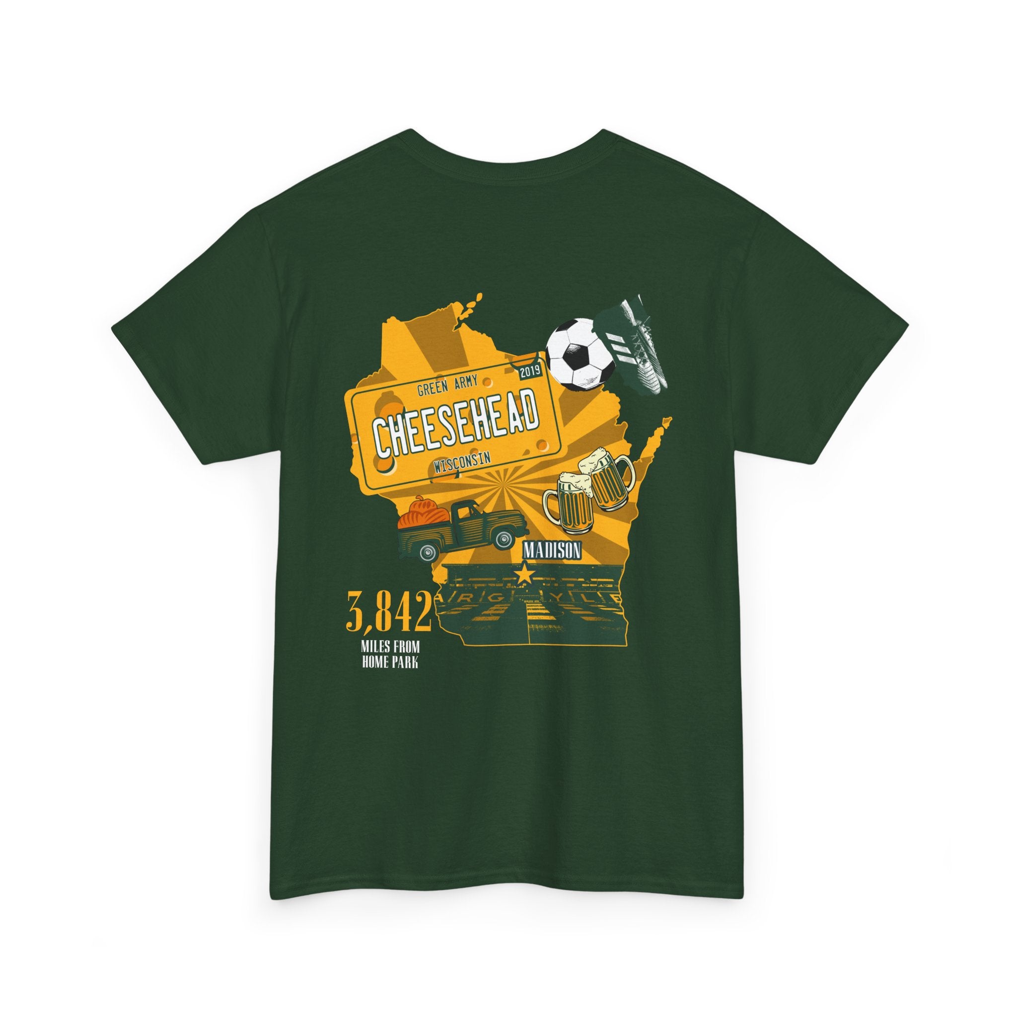 Wisconsin Cheeseheads Fan Club T-Shirt.