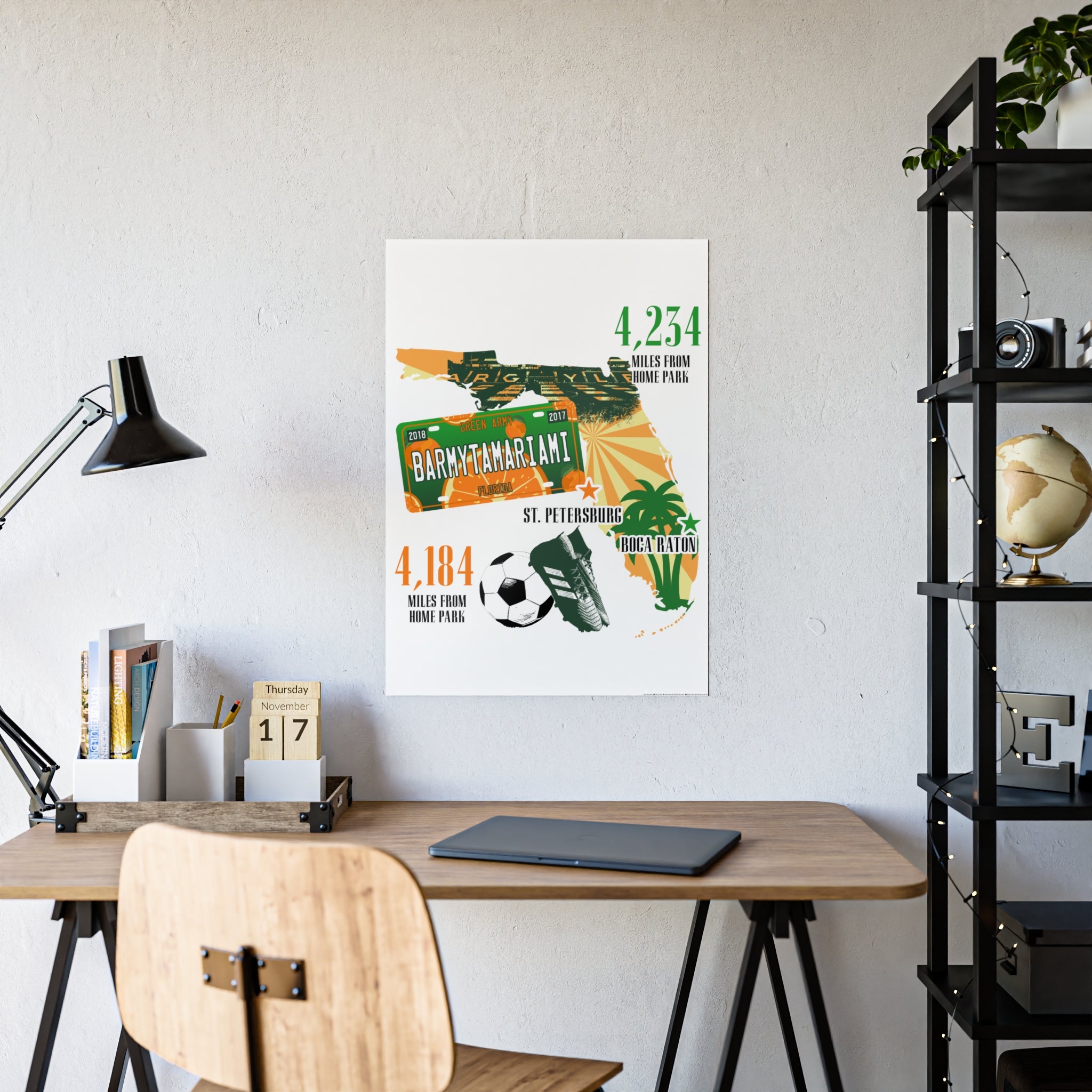 Plymouth Argyle Barmy Tamariami Poster