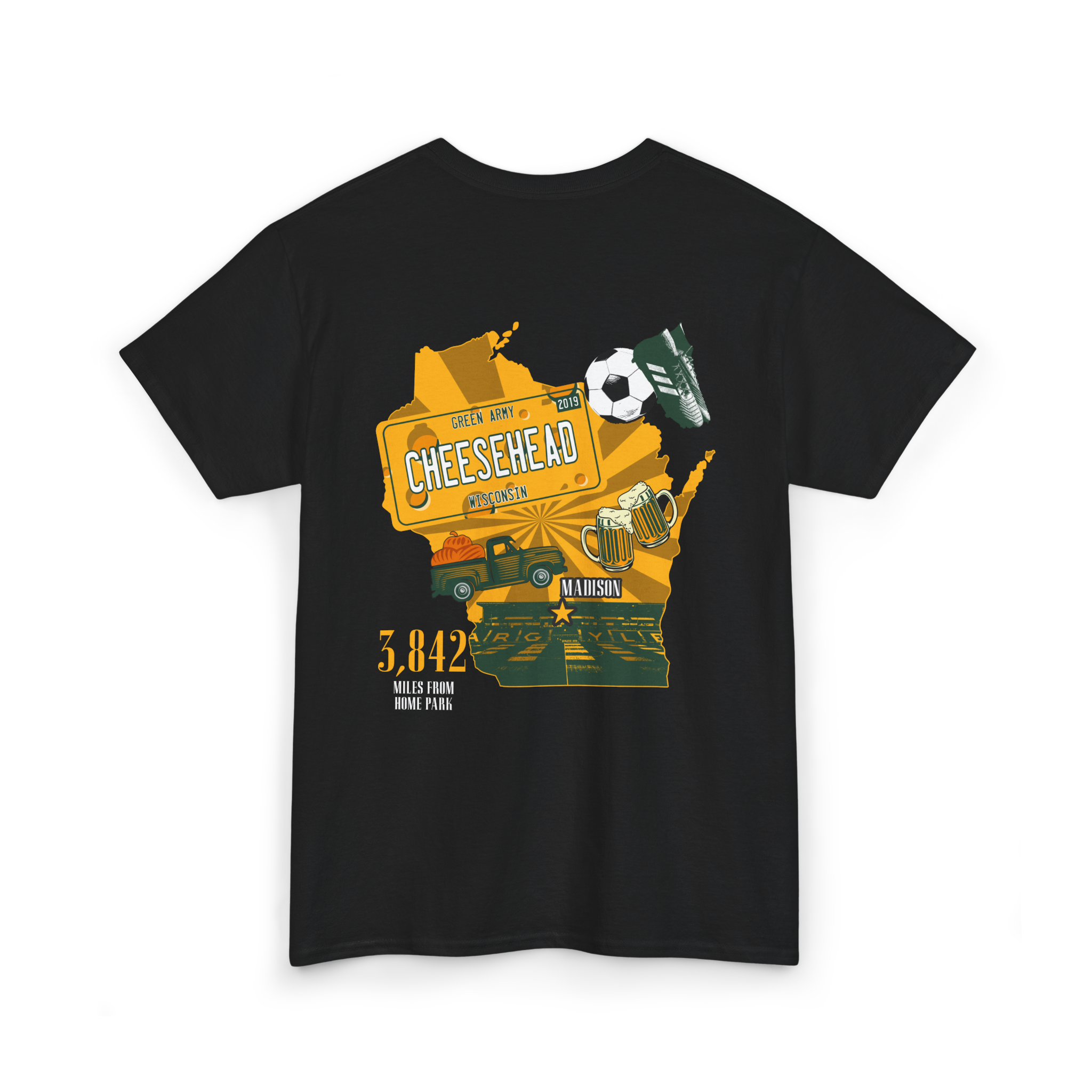Plymouth Argyle Wisconson Cheeseheads Tee