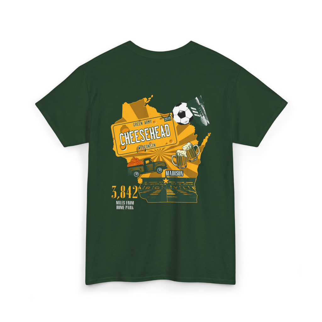Plymouth Argyle Wisconson Cheeseheads Tee