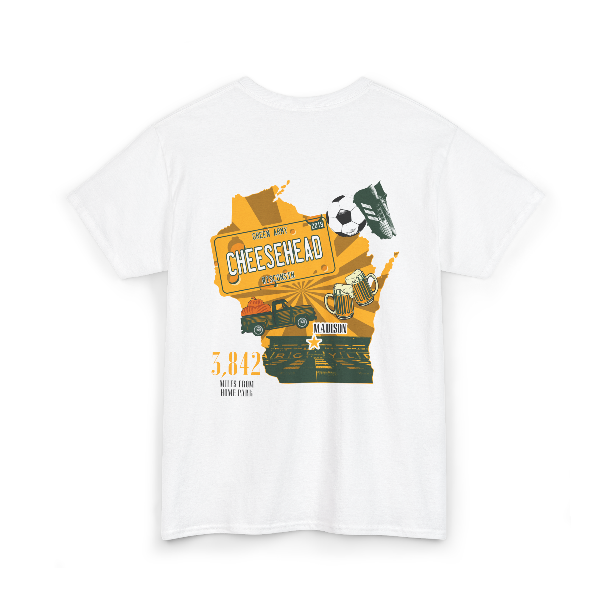 Plymouth Argyle Wisconson Cheeseheads Tee