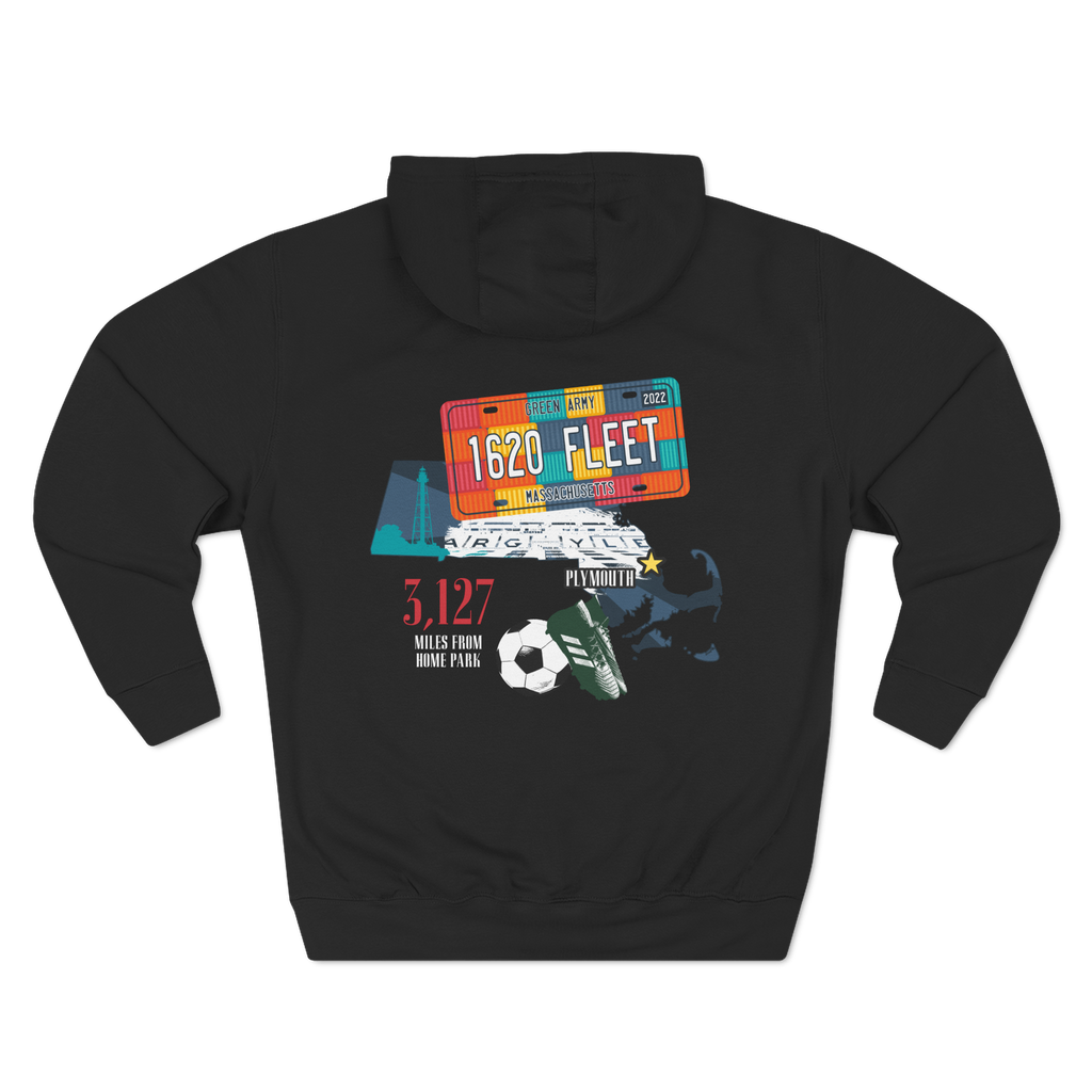 Plymouth Argyle 1620 Fleet Fleece Hoodie