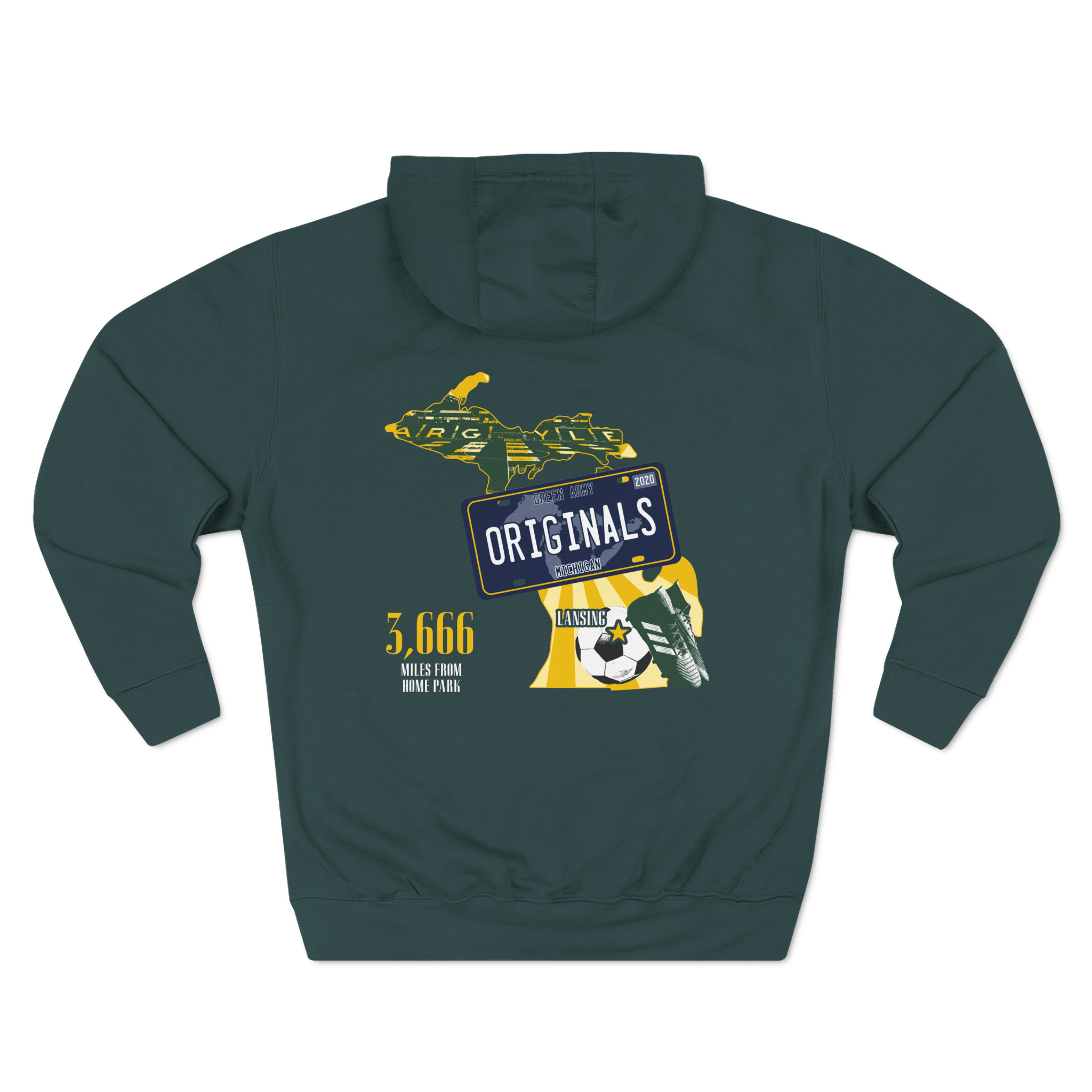 Plymouth Argyle Michigan Originals Fleece Hoodie