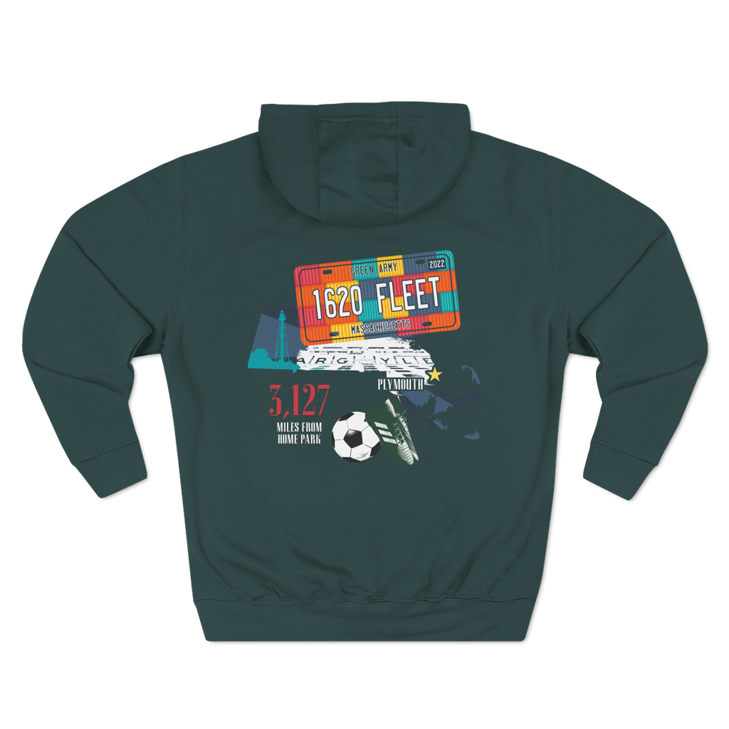 Plymouth Argyle 1620 Fleet Fleece Hoodie