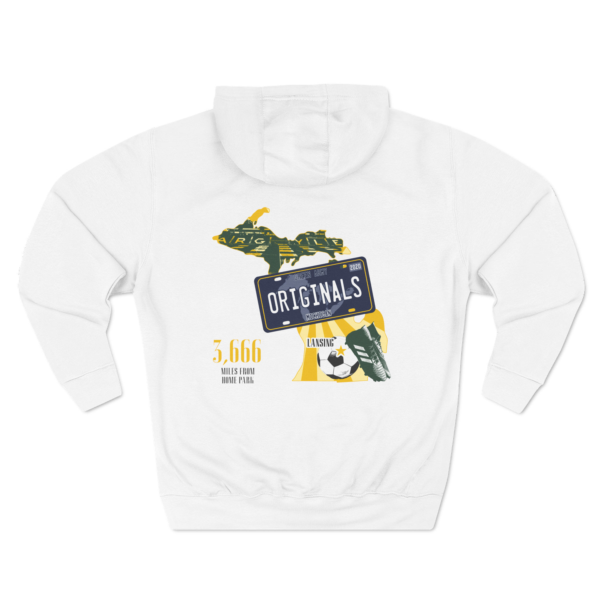 Plymouth Argyle Michigan Originals Fleece Hoodie