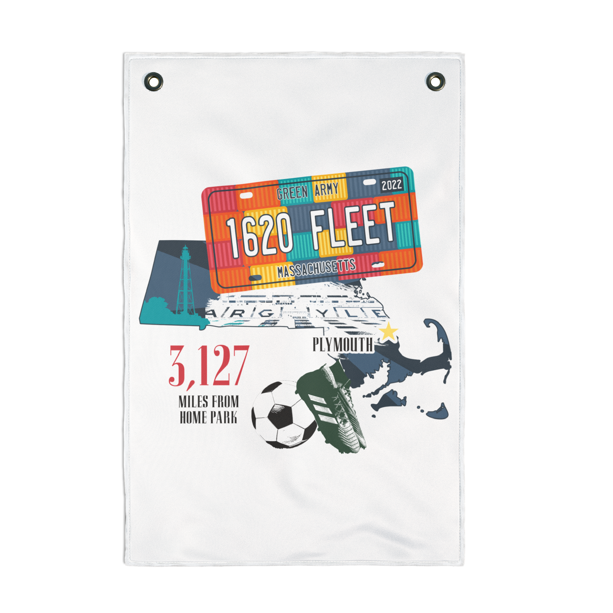 Plymouth Argyle 1620 Fleet Flag