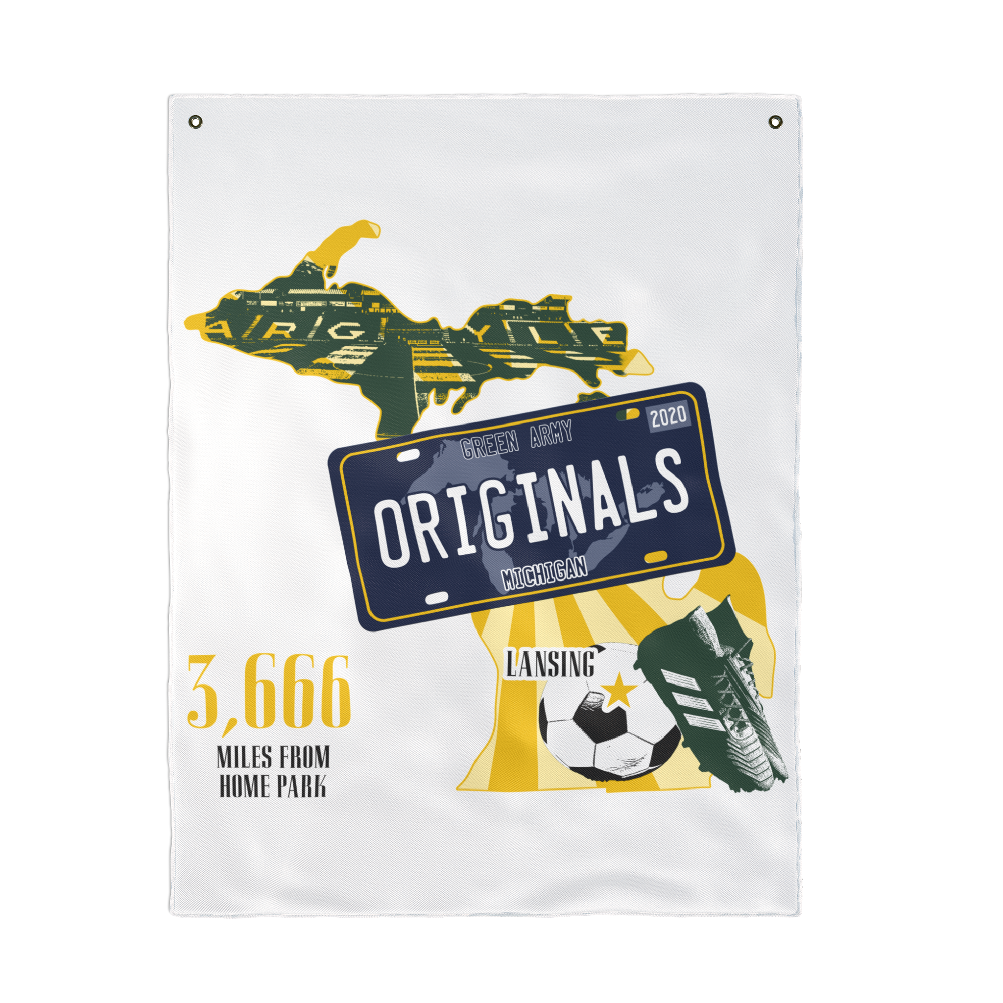 Plymouth Argyle MIchigan Originals Flag