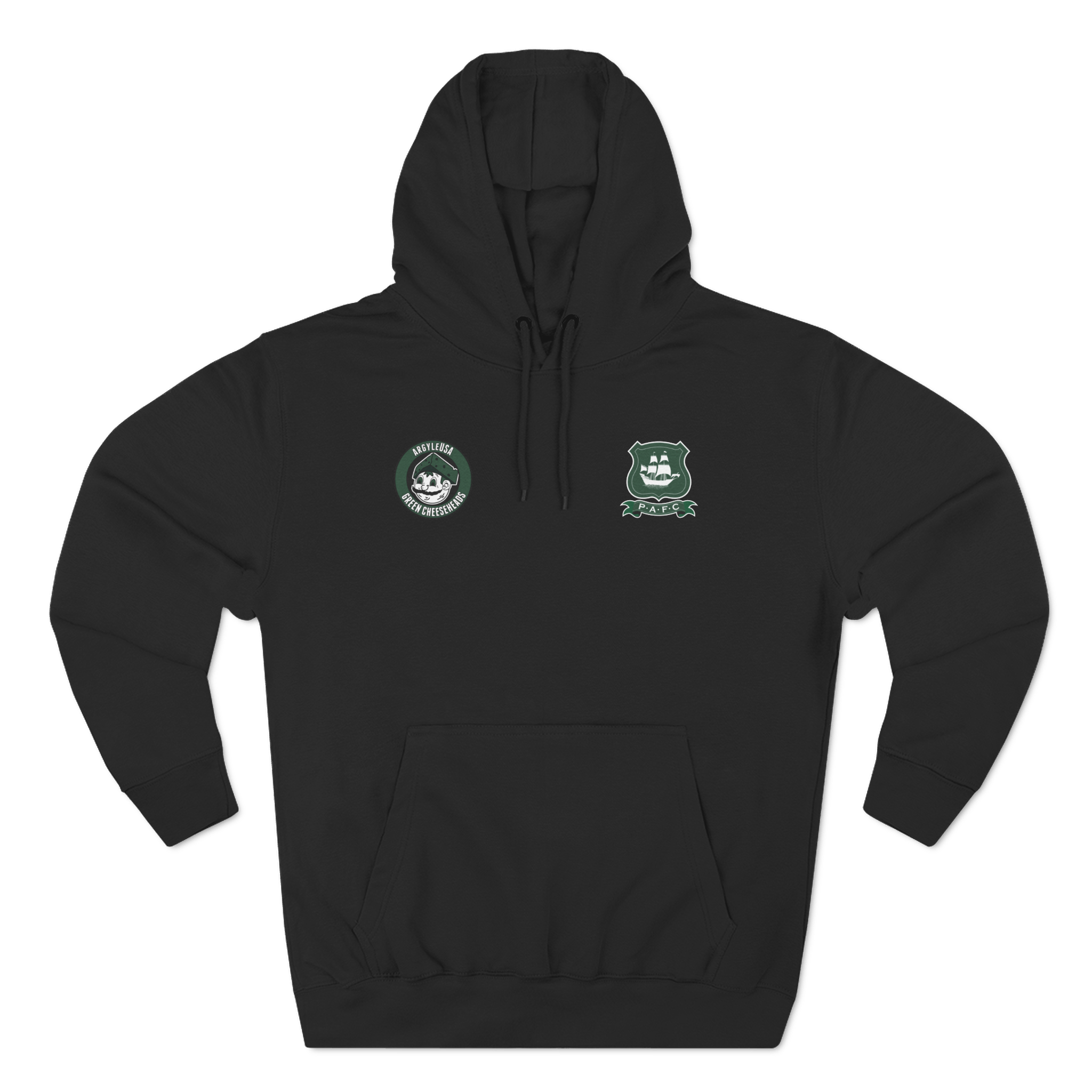 Plymouth Argyle Wisconsin Cheeseheads Fleece Hoodie