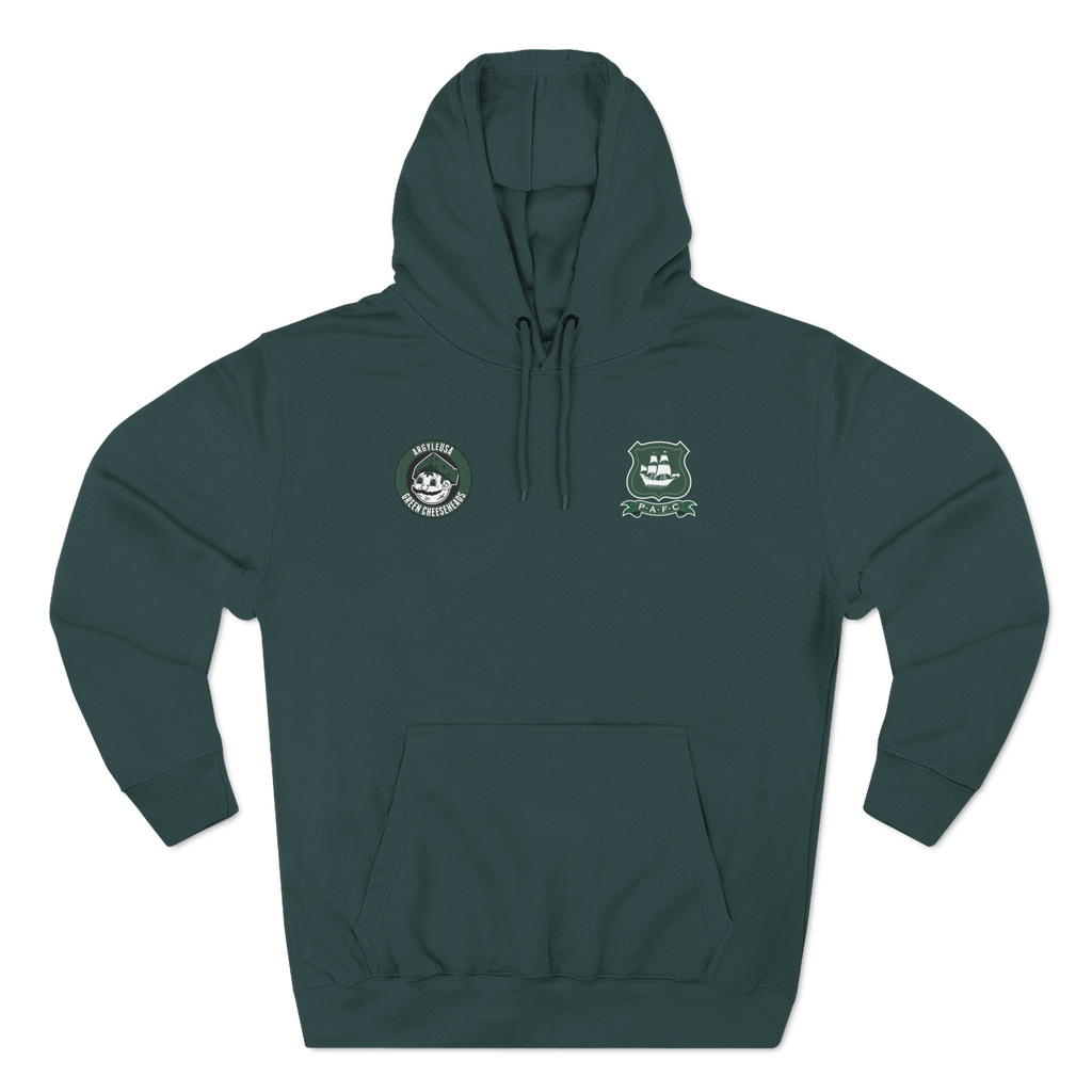 Plymouth Argyle Wisconsin Cheeseheads Fleece Hoodie
