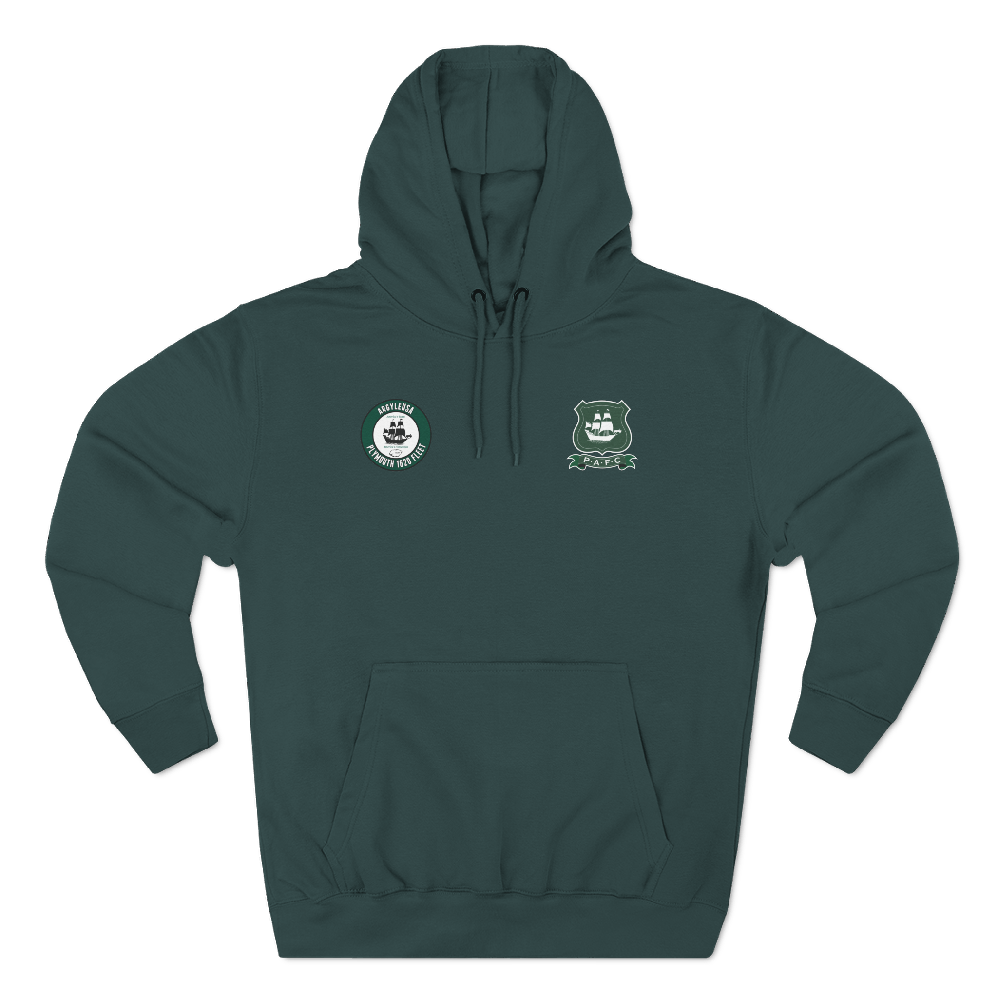 Plymouth Argyle 1620 Fleet Fleece Hoodie
