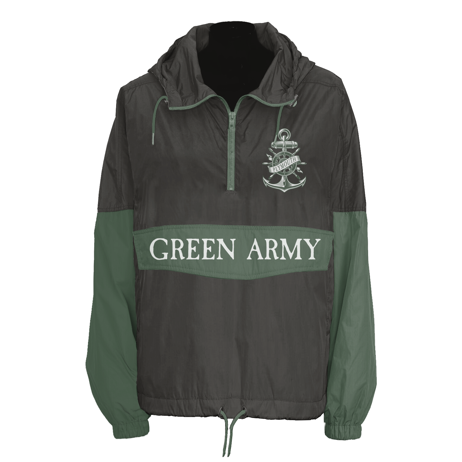 Green Army Windbreaker