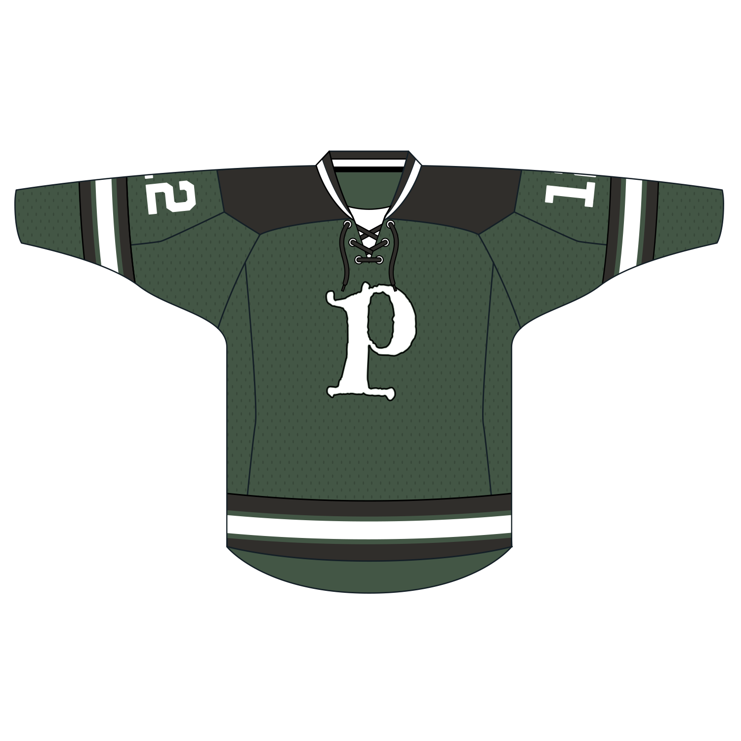 Green Army Hockey Jersey
