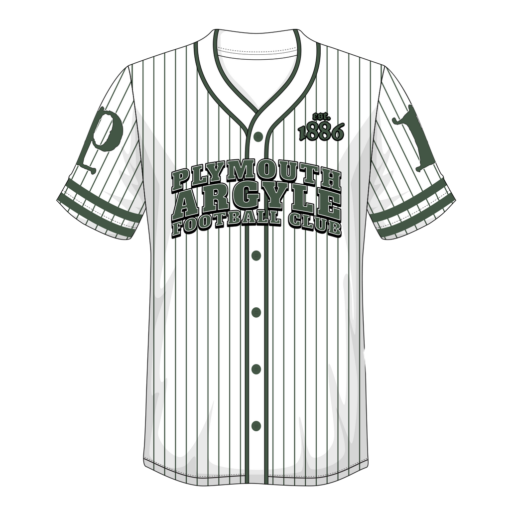 Green Army Baseball Jersey