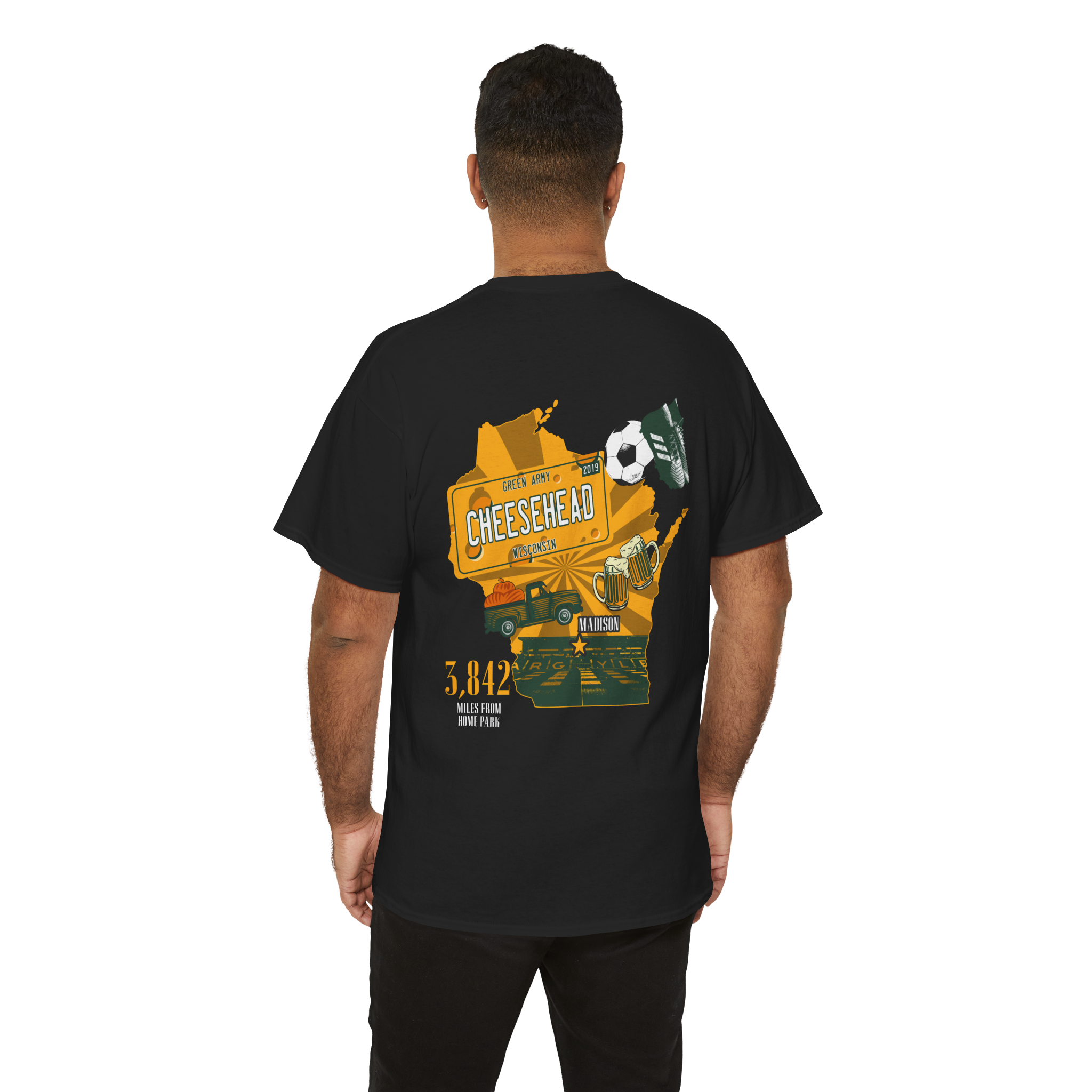 Plymouth Argyle Wisconson Cheeseheads Tee