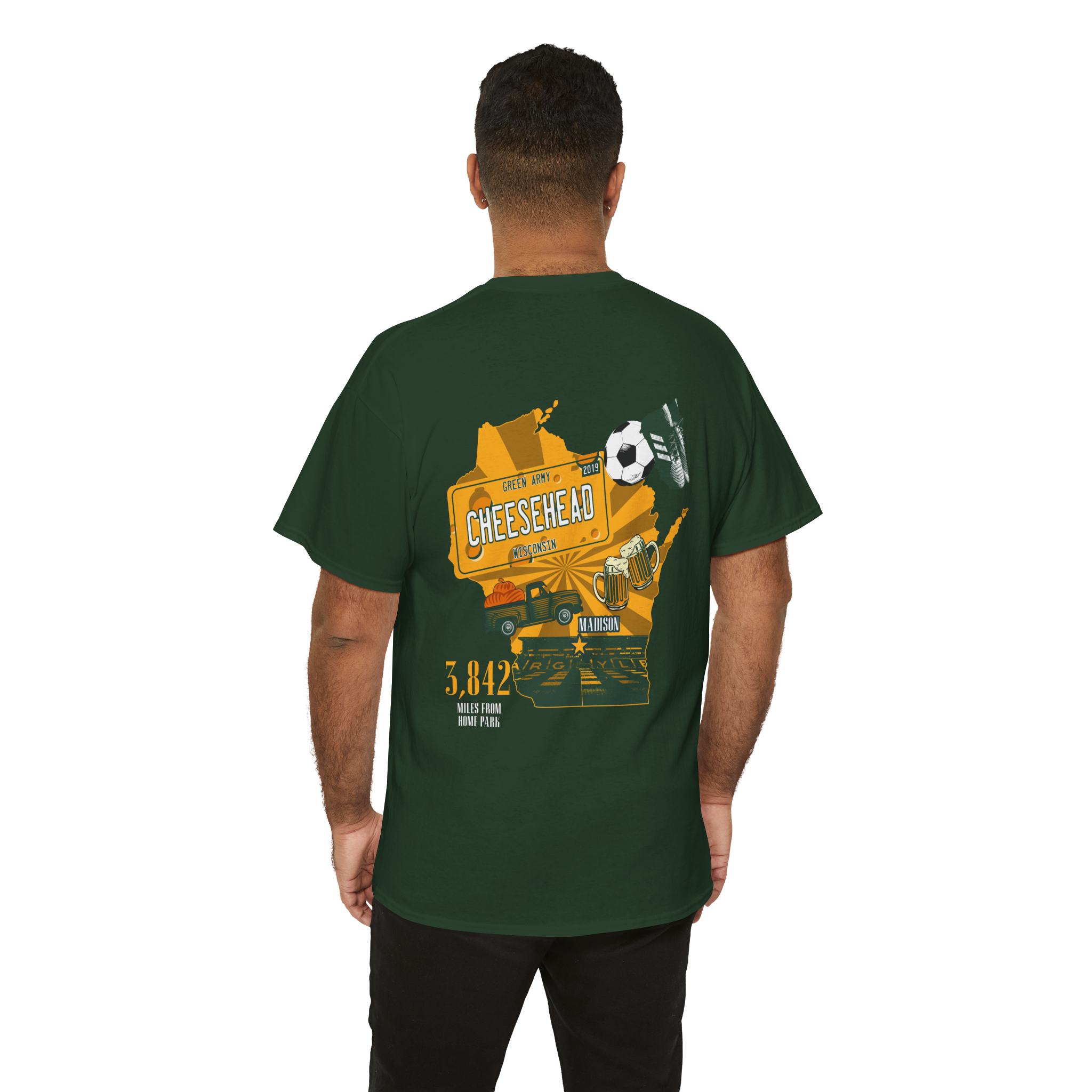 Plymouth Argyle Wisconson Cheeseheads Tee